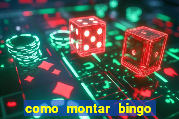 como montar bingo brinquedos toia